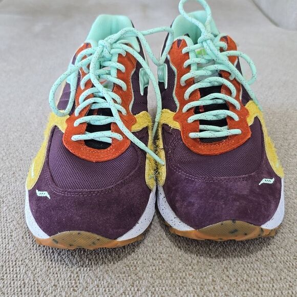 Saucony 3D Grid Hurricane Trailian Colorful Unisex Sneaker Shoes-Size 9.5 - Picture 8 of 14